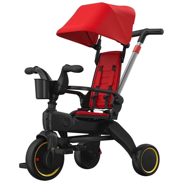 Children's Tricycle Bicycle Baby Walking Tool 1-6 Years Old Trolley Baby Foldable Baby Lightweight Stroller Retail Second