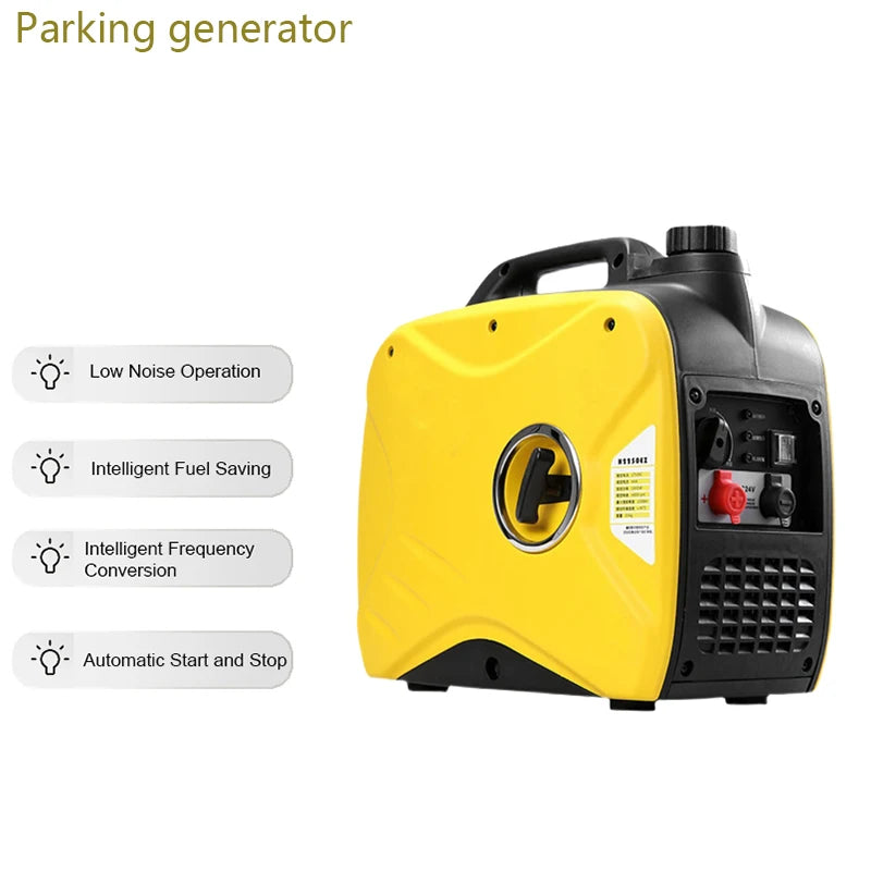 24V Parking Air Conditioning Automatic Gasoline Generator Remote Start DC Truck Silent Small Diesel Retail Second