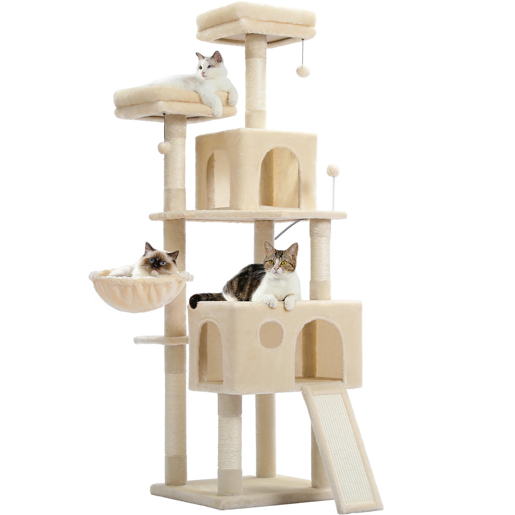 Big Cat Tree Tower - Deluxe Cat Condo Furniture
