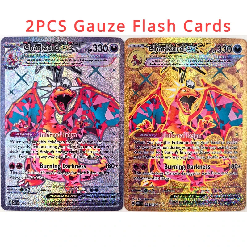 Pokemon Charizard EX English Toys Hobbies Hobby Collectibles Game Collection Anime Cards - Retail Second