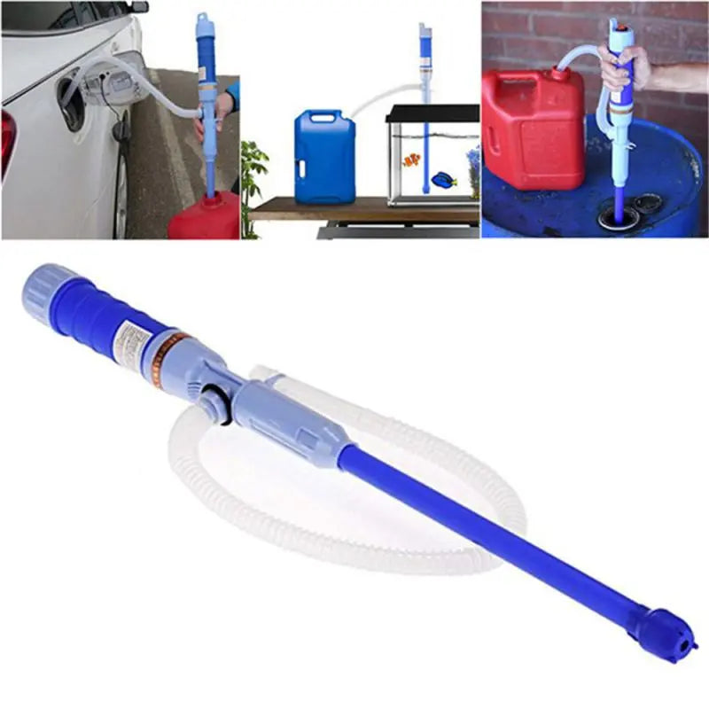 Electric Oil Pump Siphon Liquid Transfer Pump Handheld Pump Battery Operated Water Gas Tools Portable Car Siphon Petrol Fuel Retail Second