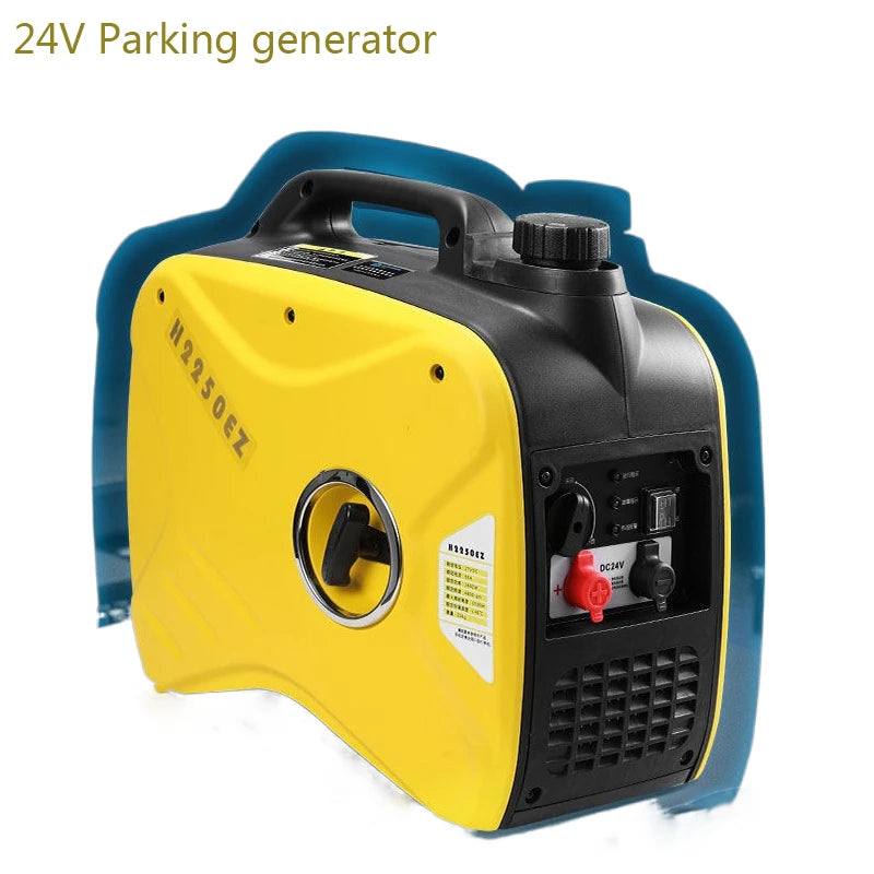 24V Parking Air Conditioning Automatic Gasoline Generator Remote Start DC Truck Silent Small Diesel Retail Second