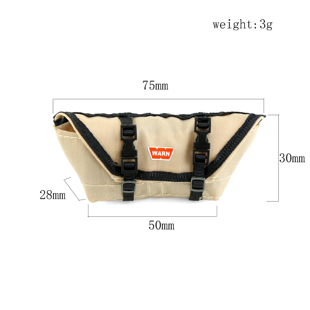 1/18 1/24 RC Crawler Car Decoration Handbag Luggage Net Sleeping Bag Mini Shovel For TRX4M SCX24 AX24 FMS24 MINIZ Xiaomi Jimny Retail Second