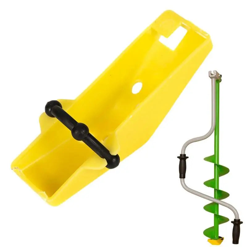 Winter Ice Fishing Tools Hand Spiral Drilling Ice Punch Drill Head Cover Protect Outdoor Fishing Accessories Drill Knives Cover Retail Second