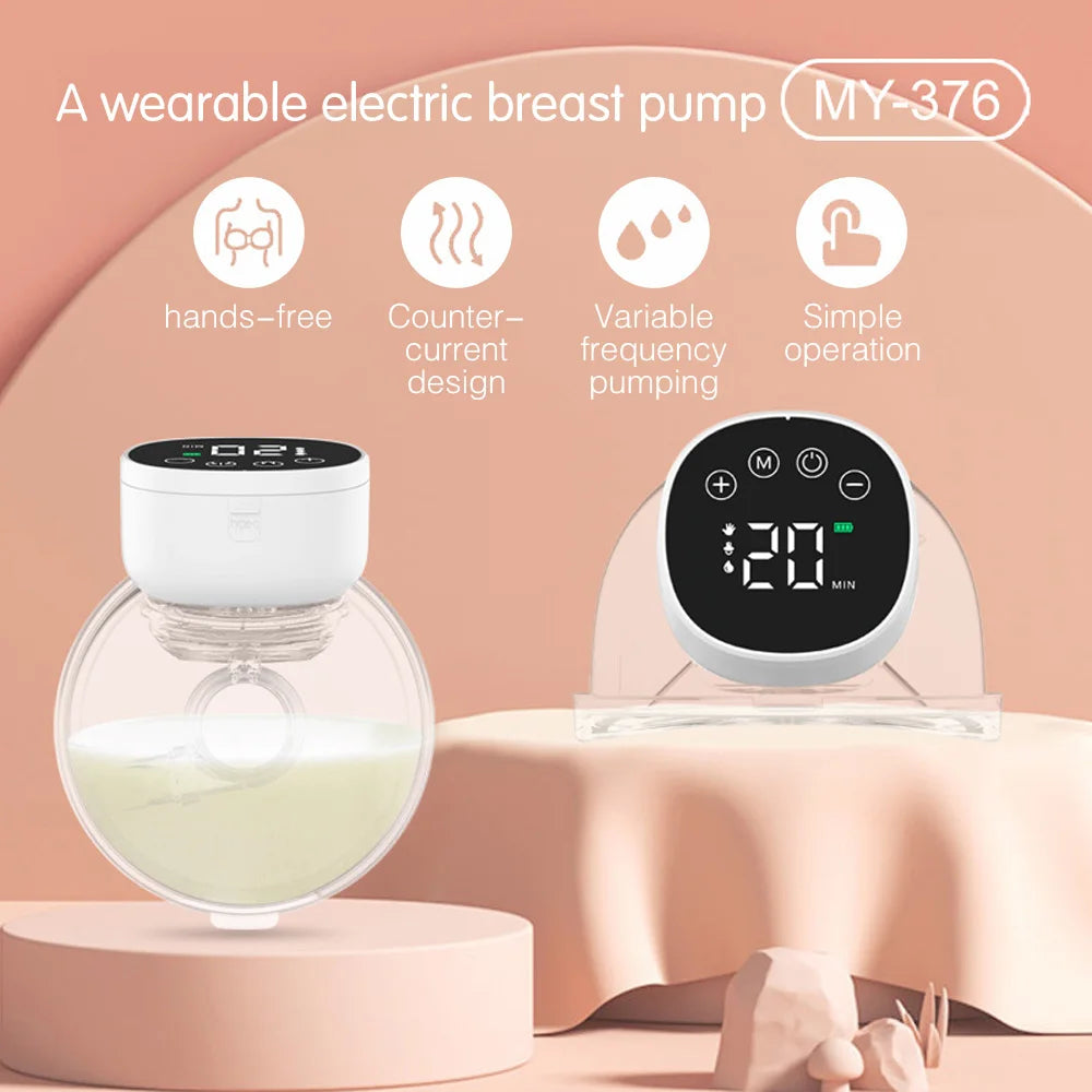 Wearable Electric Breast Pump MY-376: Quiet, Efficient, & Comfortable