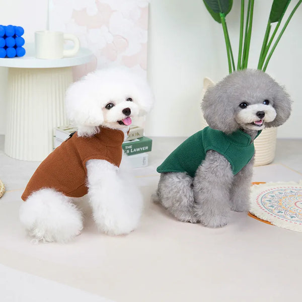 Fleece Sweater for Small Dogs - Warm Autumn & Winter Wear