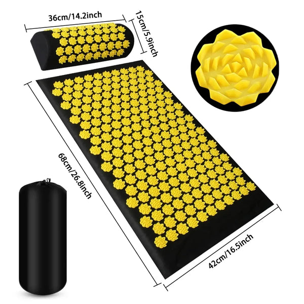 Relax with Monclique - The Ultimate Acupressure Mat for Stress Relief - Retail Second