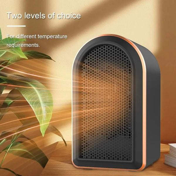 1200W Electric Heater Portable Fan Heaters 220V PTC Ceramic Room Heater Home Office Desktop Heaters Warmer Machine For Winter - Retail Second