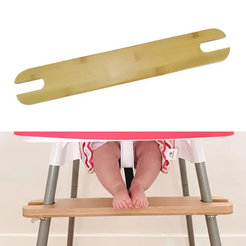 Baby Highchair Foot Rest Footrest Baby Natural Bamboo Baby Highchair Foot Rest High Chair Footrest With Rubber Ring Retail Second