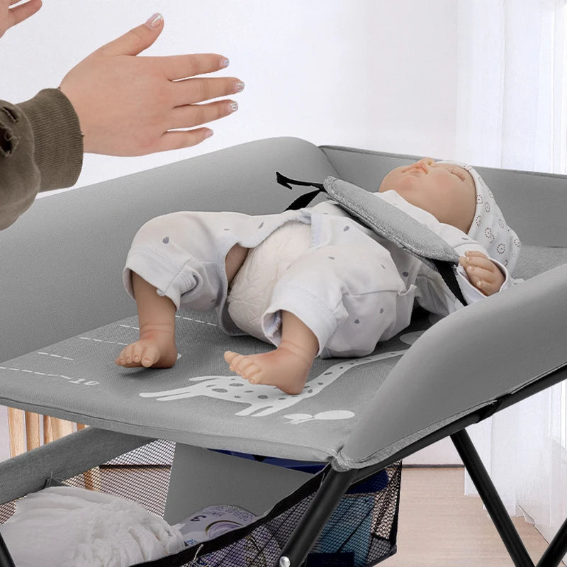 Newborn Baby Change Diaper Table Diaper Changing Table Baby Care Desk  Massage Baby Care Table Foldable Changing Case Retail Second