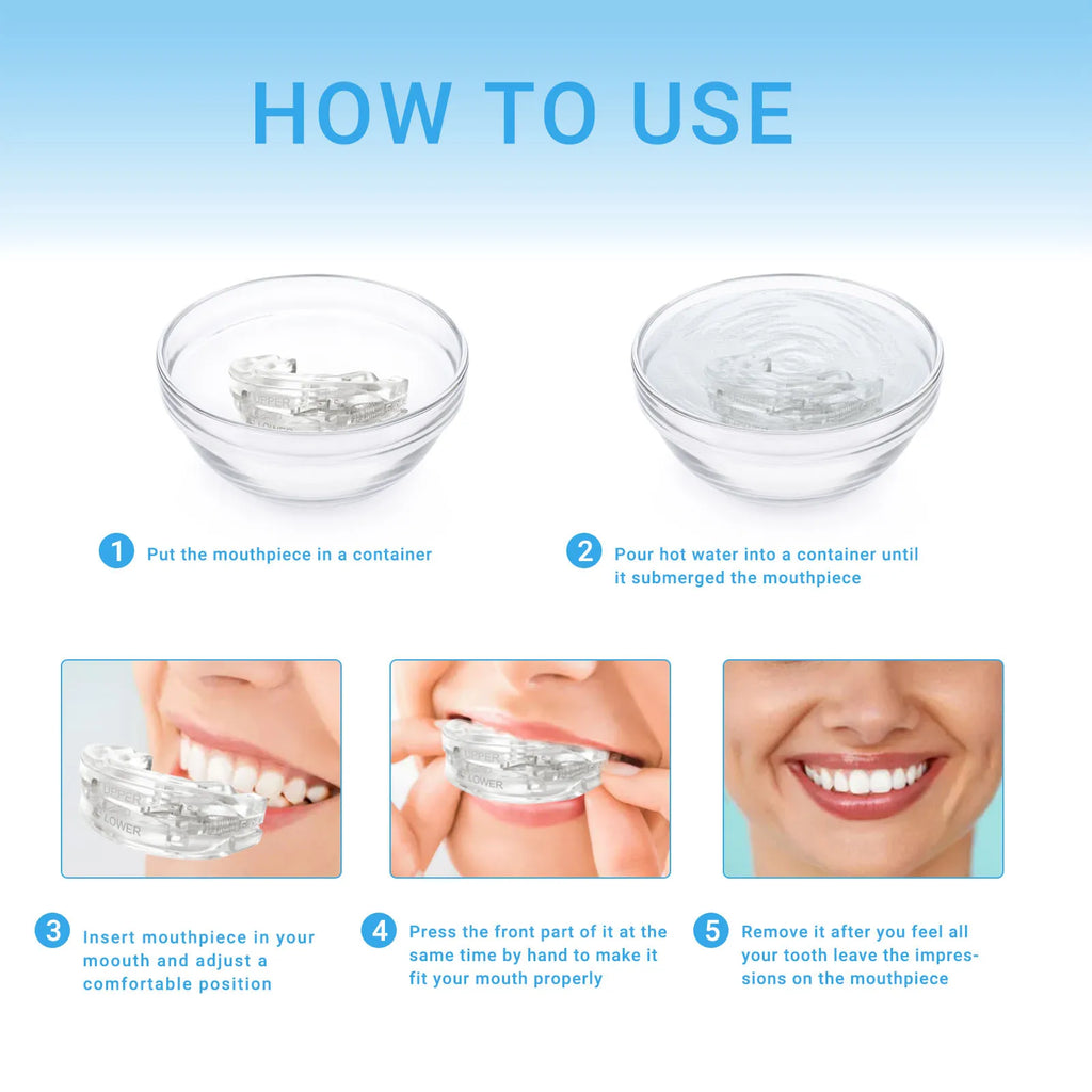 Anti Snoring Bruxism Mouth Guard  Improve Sleeping Teeth Bruxism Sleeping Anti Snoring And Apnea Snoring Device To Stop Snoring Retail Second