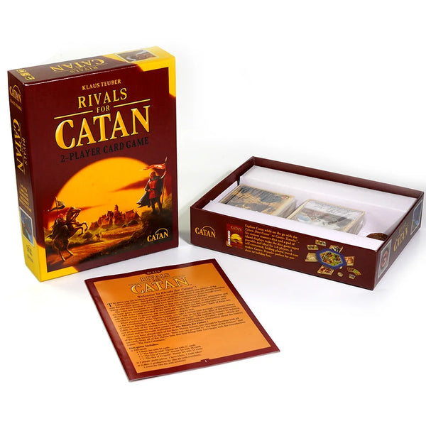 English version catan board game puzzle leisure toy game card 25th anniversary edition playing games 2-8 people party card games - Retail Second