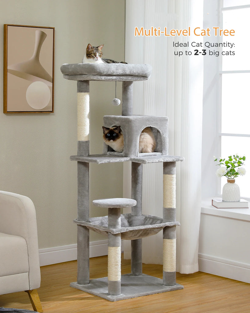 Multi-Level Cat Tree: Ultimate Cat Comfort & Fun