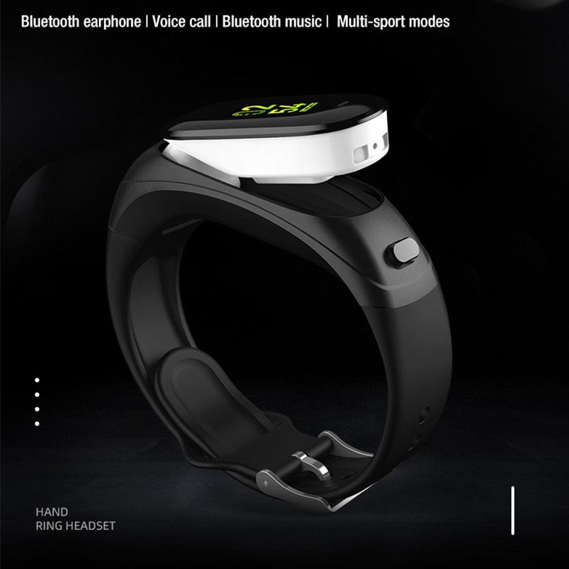 2-in-1 Smart Bracelet With Bluetooth Earphones - Retail Second