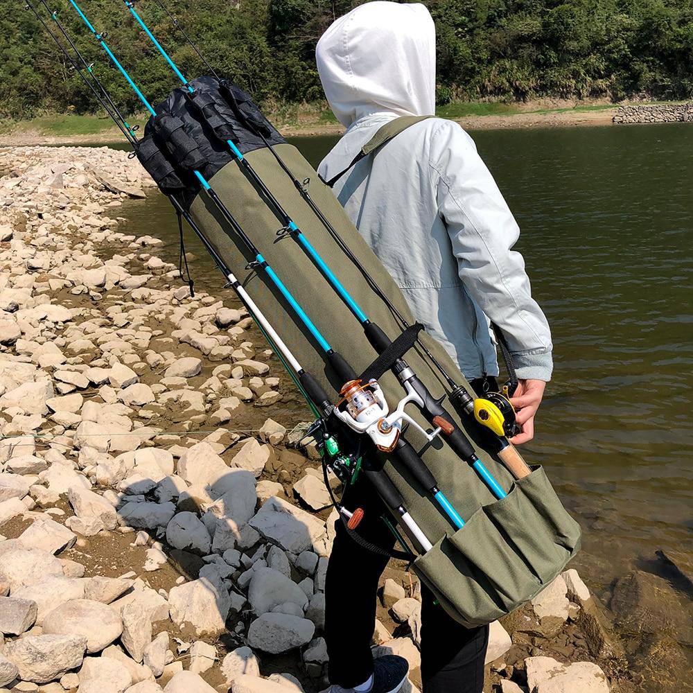 Portable Fishing Rod & Tackle Pole Bag freeshipping - RETAILSECOND