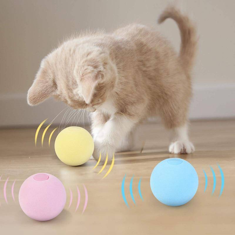 Smart Cat Toys Interactive Ball Catnip Cat Training Toy Pet - Retail Second