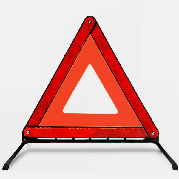 Reflective Safety Triangle for Cars - Compact & Foldable