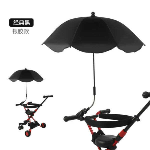 Universal Baby Car Pram Umbrella: UV Sunshade for Your Baby’s Stroller