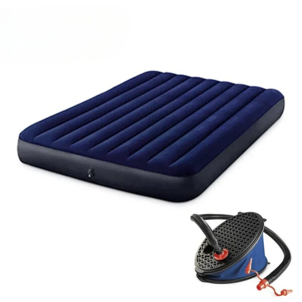 Premium Inflatable Air Bed | Flocked Top | Single/Double/Queen | Home & Travel