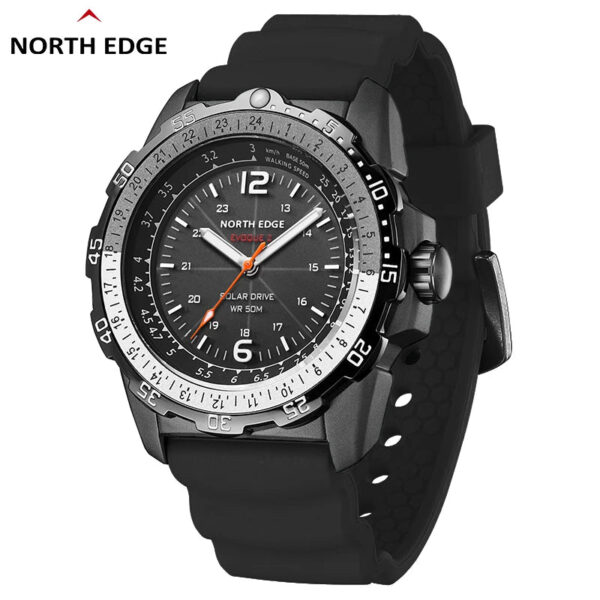 EVOQUE 2 Solar Watch by NORTH EDGE: Eco-Friendly Adventure