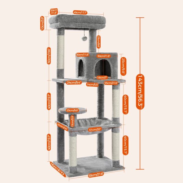 Multi-Level Cat Tree: Ultimate Cat Comfort & Fun