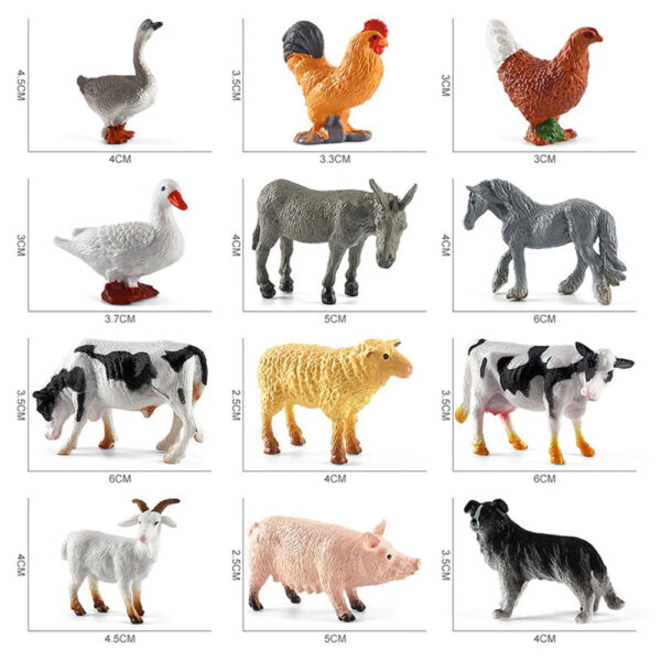 Realistic Farm Animal Figures