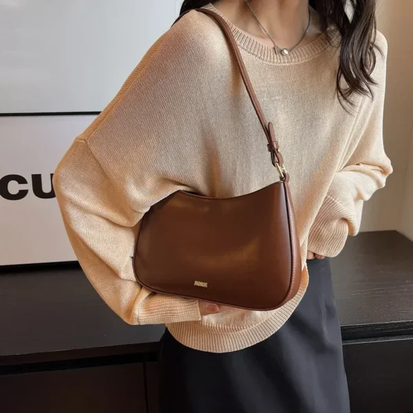 Premium Leather Crossbody Bag - Timeless Elegance in Multiple Stunning Colors - Image 4
