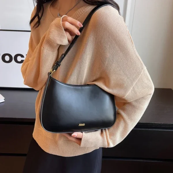 Premium Leather Crossbody Bag - Timeless Elegance in Multiple Stunning Colors - Image 3