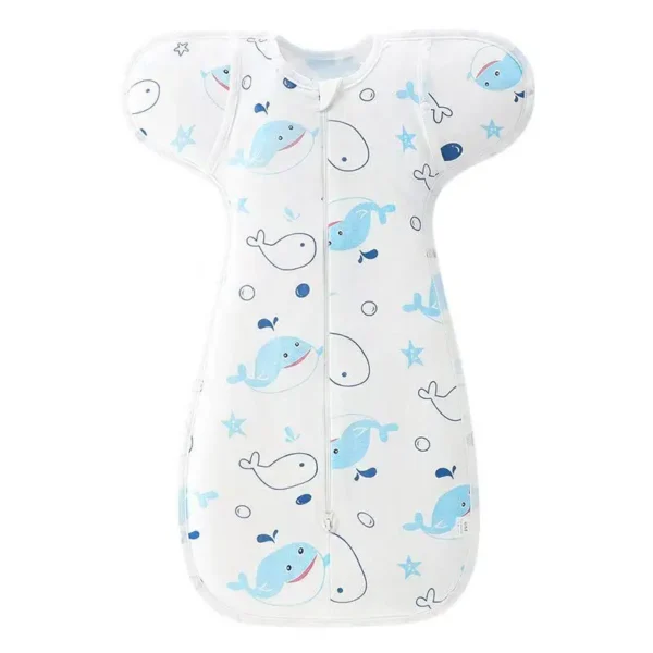 100% Cotton Newborn Swaddle Sleepsack for 0-6 Months Baby – Soft Baby Swaddling Bedding - Image 5