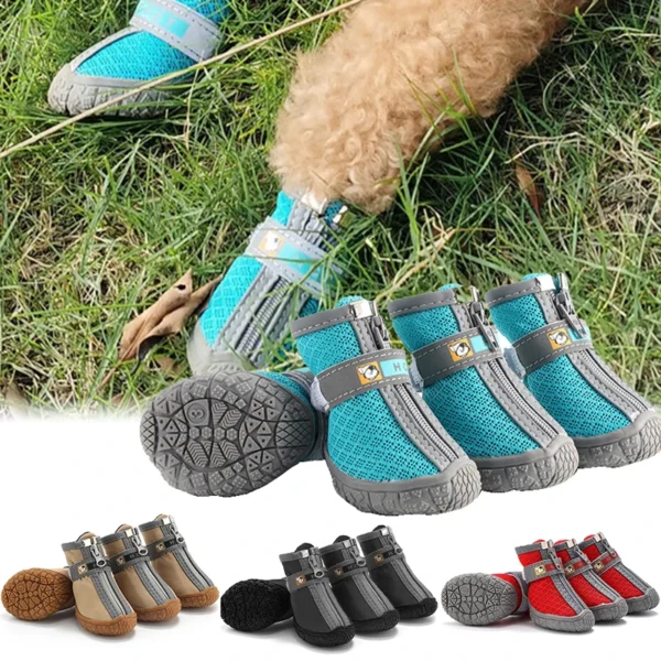 Waterproof Dog Shoes - Anti-Slip Dog Boots for Ultimate Paw Protection