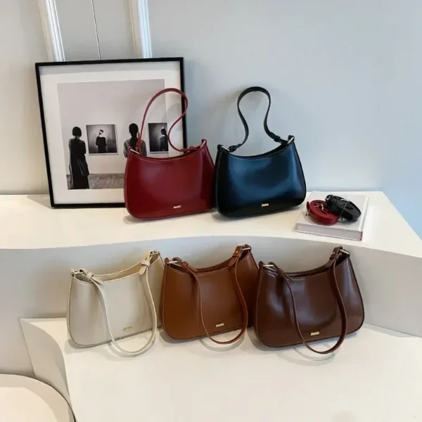 Premium Leather Crossbody Bag - Timeless Elegance in Multiple Stunning Colors - Image 6