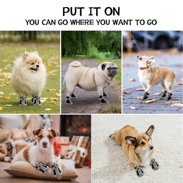 Waterproof Dog Shoes - Anti-Slip Dog Boots for Ultimate Paw Protection - Image 3