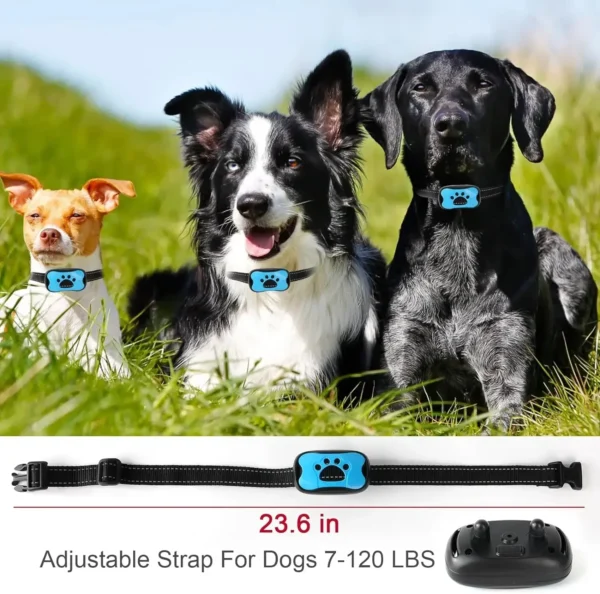 Pet Dog Anti Barking Device USB Rechargeable Dogs Training Collar Ultrasonic Stop Barking Vibration Anti Bark Collar - Image 4